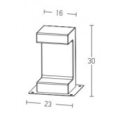 8W LED pastatomas lauko...