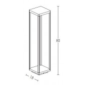 7W LED pastatomas lauko...