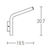 10W LED paviršinis lauko...