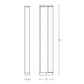 10W LED pastatomas lauko...