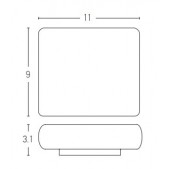 2x3W LED paviršinis lauko...