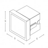 4W LED įleidžiamas lauko...