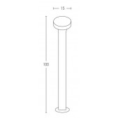 12W LED pastatomas lauko...