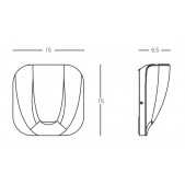 9W LED paviršinis lauko...