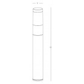 10W LED pastatomas lauko...