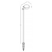 5.5W LED įsmeigiamas lauko...