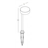 5.5W LED įsmeigiamas lauko...