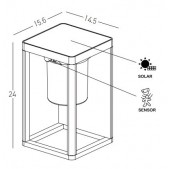2W LED sieninis paviršinis...