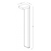 7W LED pastatomas lauko...