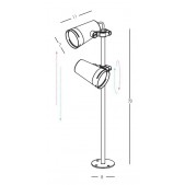 12W LED pastatomas lauko...