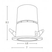 10W LED įleidžiamas...