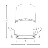 15W LED įleidžiamas...