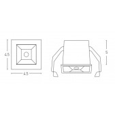 3W LED įleidžiamas...